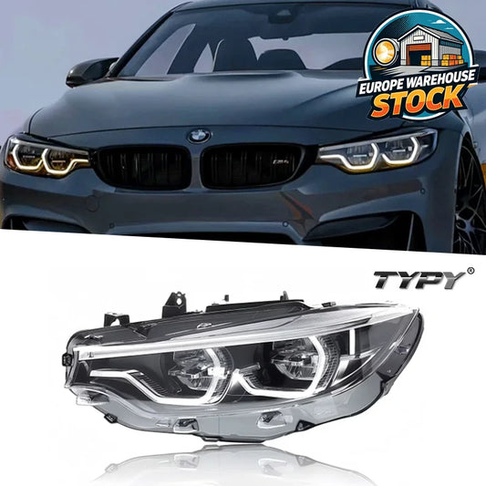 Super Bright LED Headlights for BMW F32, F33, F36 & F80 (2012–2019) | Sequential DRL Upgrade