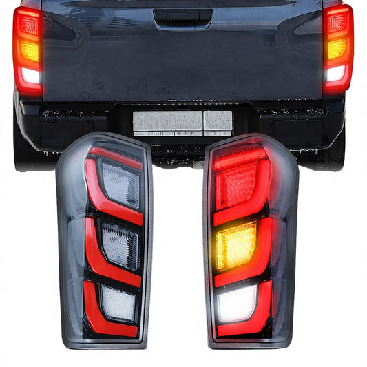 Dynamic LED Tail Lights for Isuzu D-Max (2012–2019) – Sequential Rear Light Upgrade Kit