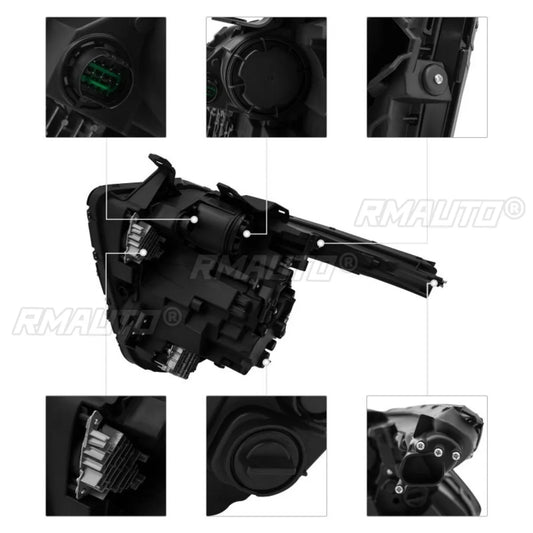 LED Headlights for Kia Sportage (2021–2024) – DRL Front Headlamp Assembly | OE 92101DW000 / 92102DW000