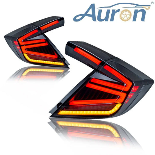 AURON LED Tail Lights for Honda Civic 2016-2022 – Premium Rear Lamp Upgrade with Daytime Running Lights