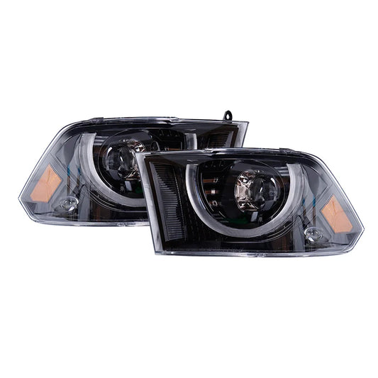 DOT Approved LED Projector Headlights for Dodge Ram 1500, 2500, 3500, 4500 & 5500 (2009–2018)