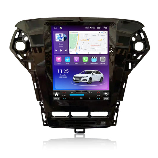 Mekede 9.7 Inch Android 13 GPS Navigation with Apple CarPlay & Android Auto for Ford Mondeo 2011-2013