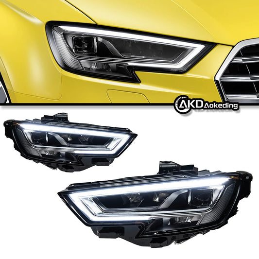 LED Projector Headlights for Audi A3 (2017-2020) and (2013-2016)