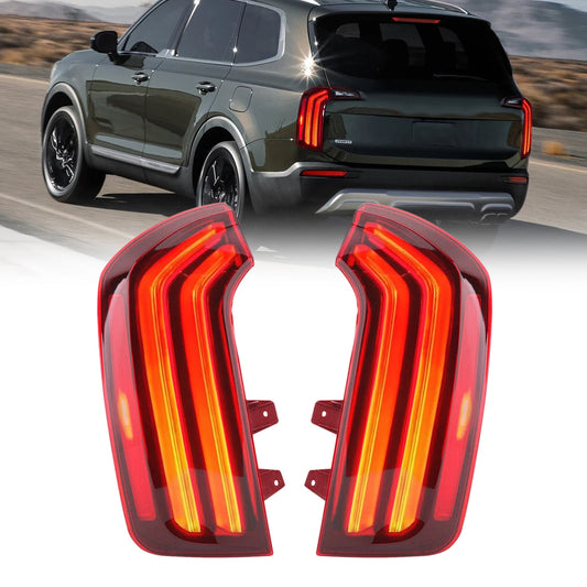 LED Tail Lights for Kia Telluride (2020–2021) – Rear Brake & Signal Lamp Set | OE 92402S9000