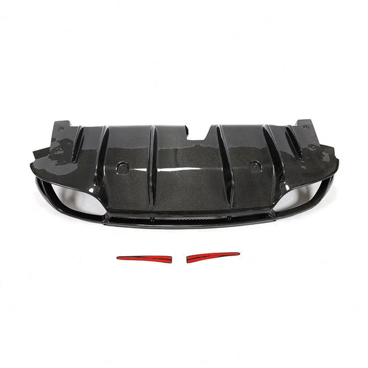 Carbon Fiber Rear Bumper Diffuser Lip Spoiler for Alfa Romeo Giulia Quadrifoglio (2017–2020)