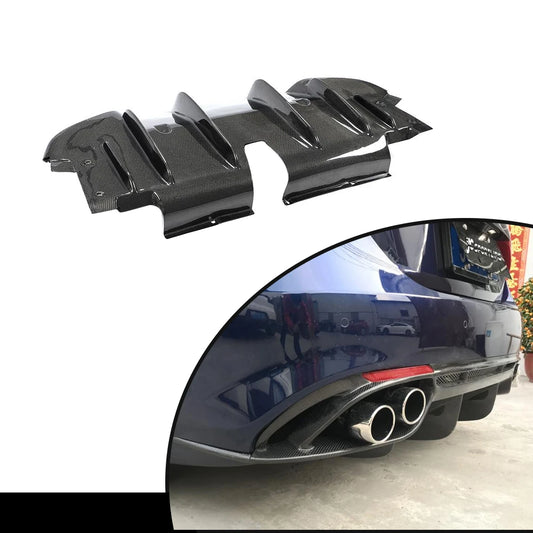 Carbon Fiber Rear Bumper Diffuser Lip Spoiler for Alfa Romeo Giulia Quadrifoglio (2017–2020)