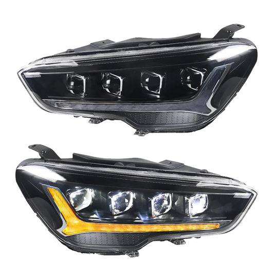YU GUANG 4-Lens LED Headlights for Hyundai IX35 Tucson 2018-2020 – Demon Eye Front Lamp Upgrade