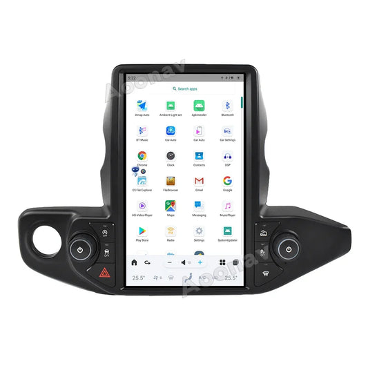 13.6 Inch Android 11 Car GPS Navigation Tesla Style Screen Multimedia Player for Jeep Wrangler 2017-2021 Car Stereo Radio Unit