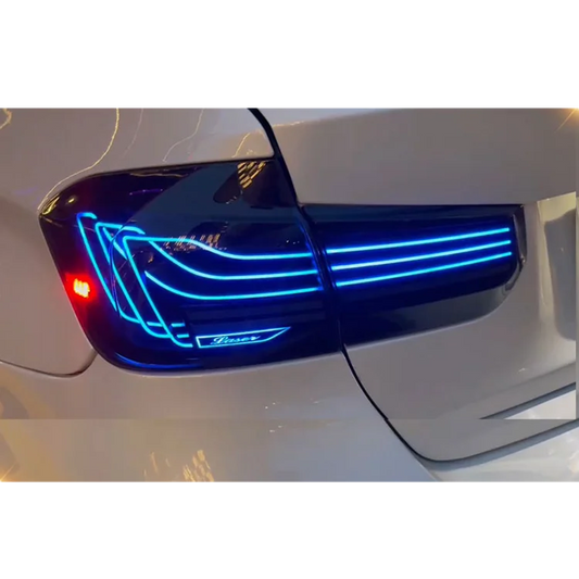RGB LED Tail Lights for BMW F30, F35 & F80 (2012–2020) | Smoke Lens Plug and Play Upgrade