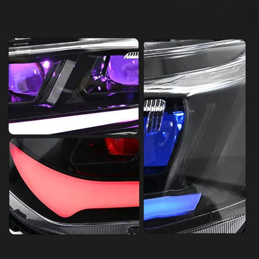 RGB LED Headlights for Honda Accord 10th Generation 2018-2022 – DRL Front Light Upgrade