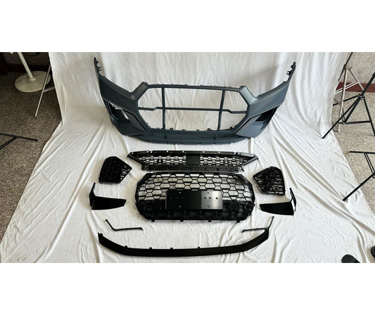 RSQ3 Style Front Bumper Body Kit with Black Grille for Audi Q3 & SQ3 (2013-2018)