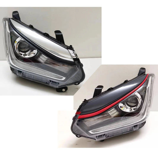 LED Headlights for Isuzu D-Max (2017–2020) – Black Frame Front Headlight Assembly