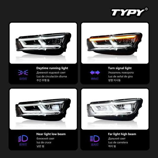 LED Projector Headlights for Audi Q5 (2018–2020)