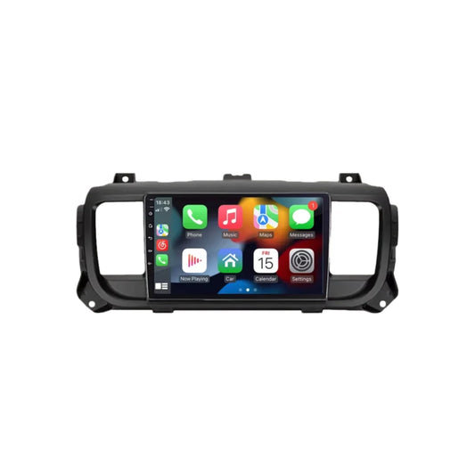 9-Inch Android Car Radio with Wireless CarPlay & Android Auto for Peugeot Expert 3 & Citroën Jumpy / SpaceTourer (2016–2021)