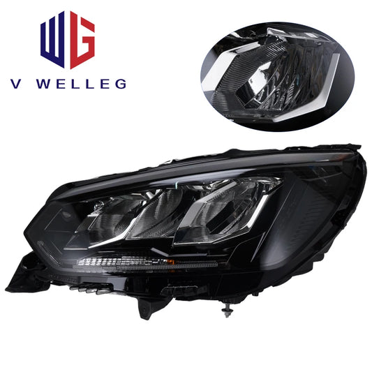 Front LED Headlight Assembly for Peugeot & Citroën – OEM Replacement Part 9833036380