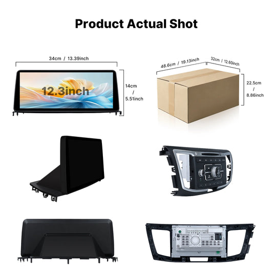 Youducar 12.3" Android Car Stereo for Honda Accord 9th Gen 2013-2017 – Wireless CarPlay, Android Auto & GPS Navigation