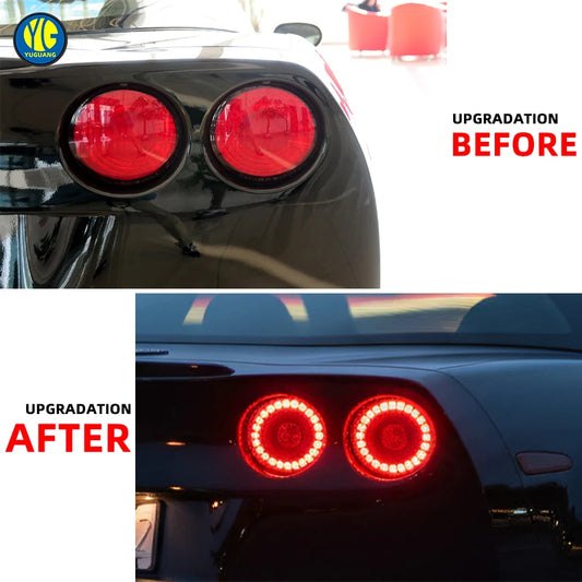 Clear LED Tail Lights for Chevrolet Corvette C6 (2007-2013)