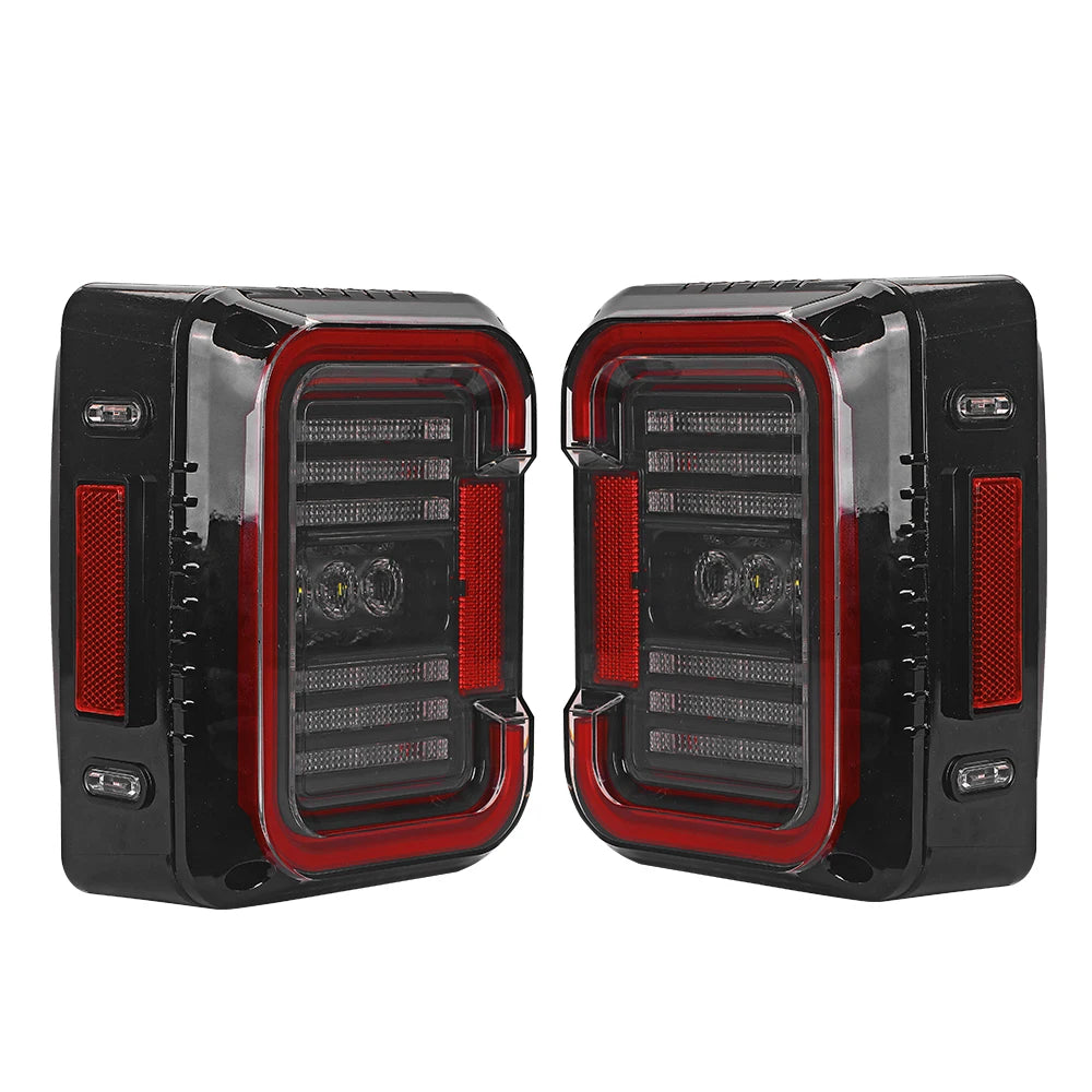 Auto Lighting Systems C Style DRL Tail Light Rear Backup White 30 Watts Led Tail Light for jeep wrangler Jk 07
