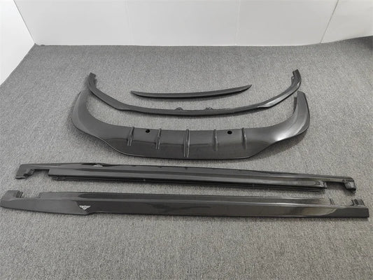 W12 Style Carbon Fiber Body Kit for Bentley Continental GT (2015–2017) | Front Lip, Side Skirts, Rear Diffuser & Spoiler