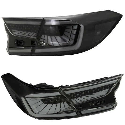 Black/Smoke Sequential LED Tail Lights for Honda Accord Sedan 2018-2022 – Dynamic Turn Signals & Premium Rear Lamp Upgrade