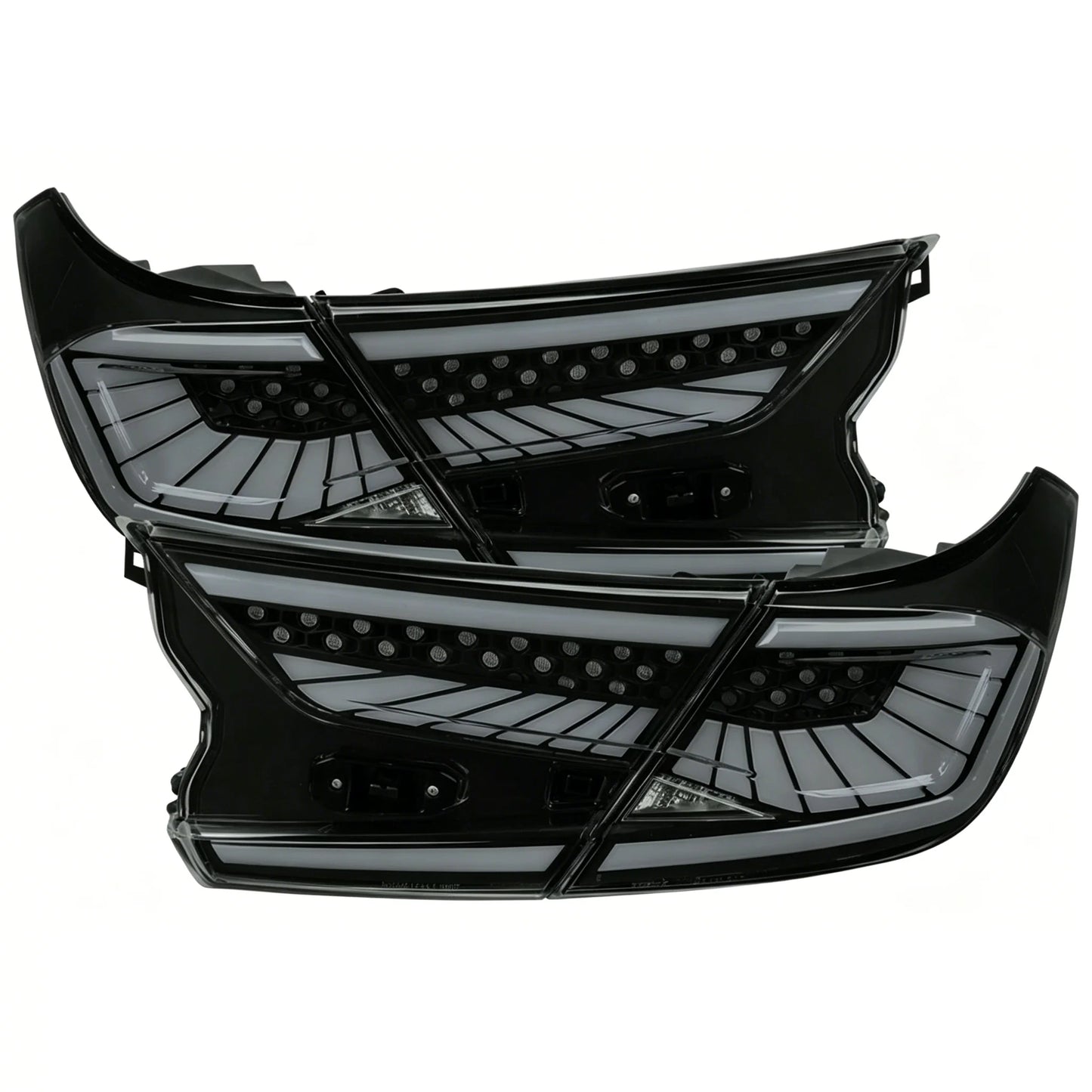 Feux arrière LED séquentiels noirs/fumés pour Honda Accord Sedan 2018-2022 – Clignotants dynamiques et mise à niveau de lampe arrière premium