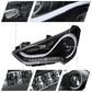 Black Projector Headlights for Hyundai Veloster 2012-2017 – LED Sequential Turn Signals & Premium Front-End Upgrade