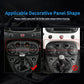 Real Carbon Fiber Center Console AC Control Frame for Fiat 500 &amp; Abarth 595