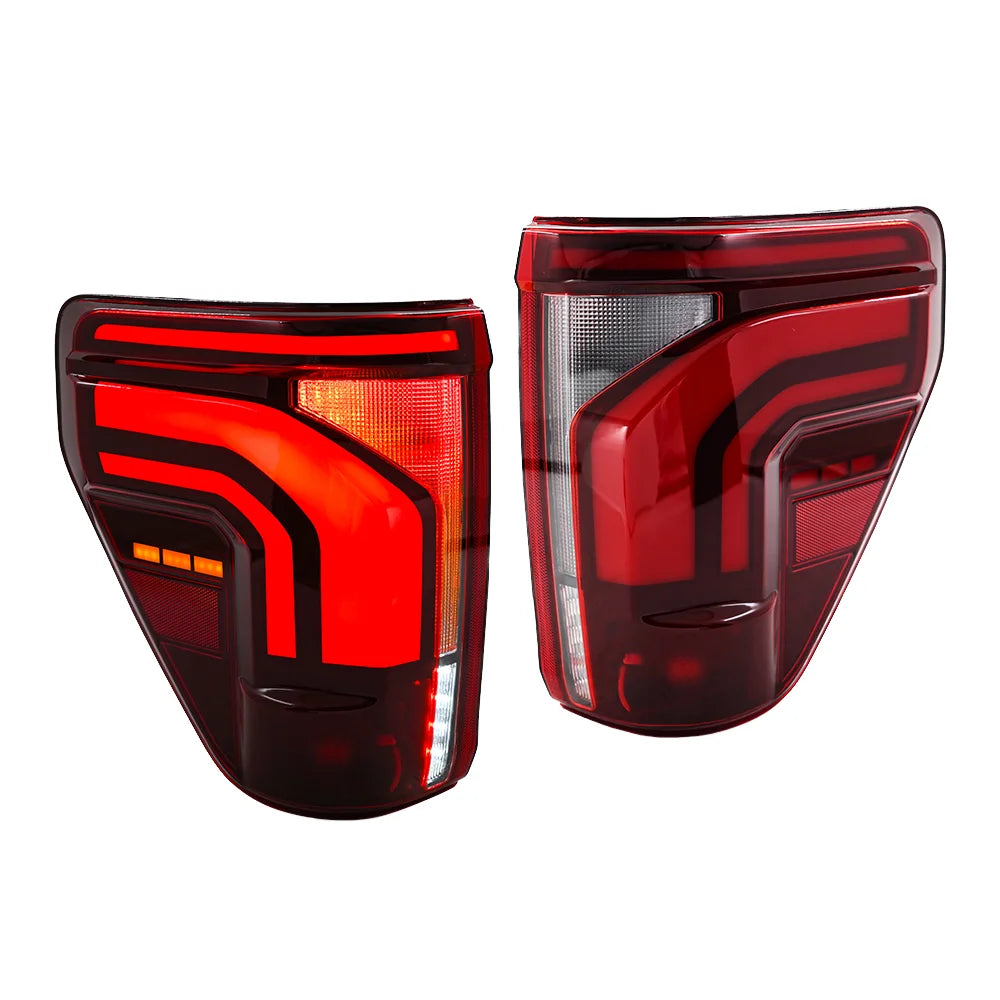 RSJ LED Tail Lights for Ford F-150 2021-2025 – Dynamic Brake Lights & Turn Signals