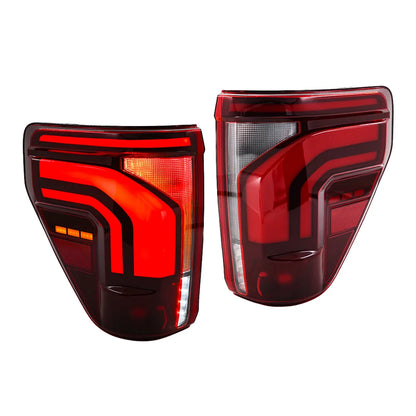 RSJ LED Tail Lights for Ford F-150 2021-2025 – Dynamic Brake Lights & Turn Signals