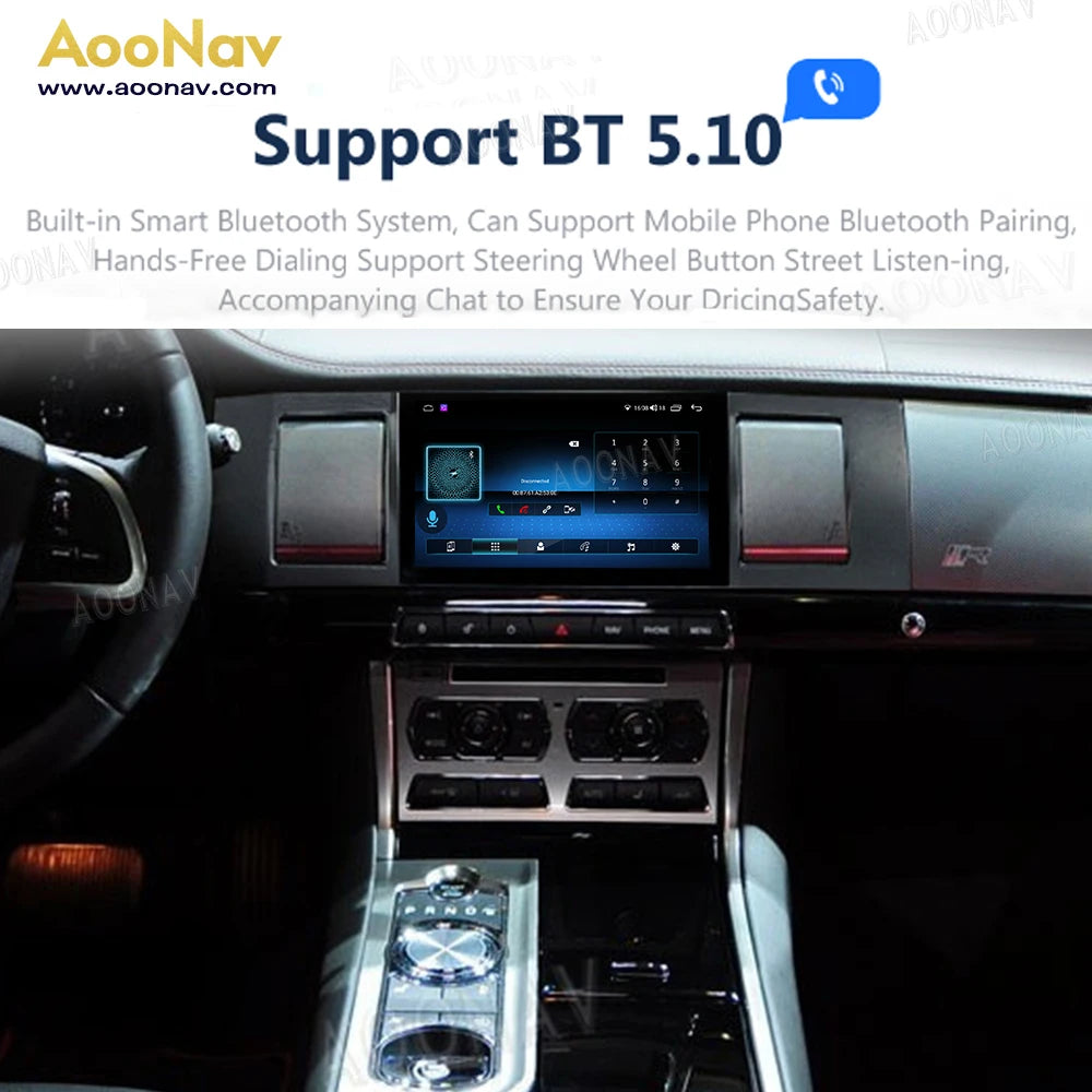 8 Inch Android Car Radio  for Jaguar XF 2011 2012-2015 Auto Touch Screen GPS Navigation Multimedia Video Player Dual System