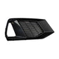 Ensemble de cadre de phare antibrouillard avant pour Audi A7 (2019+) – Garniture de remplacement noire brillante