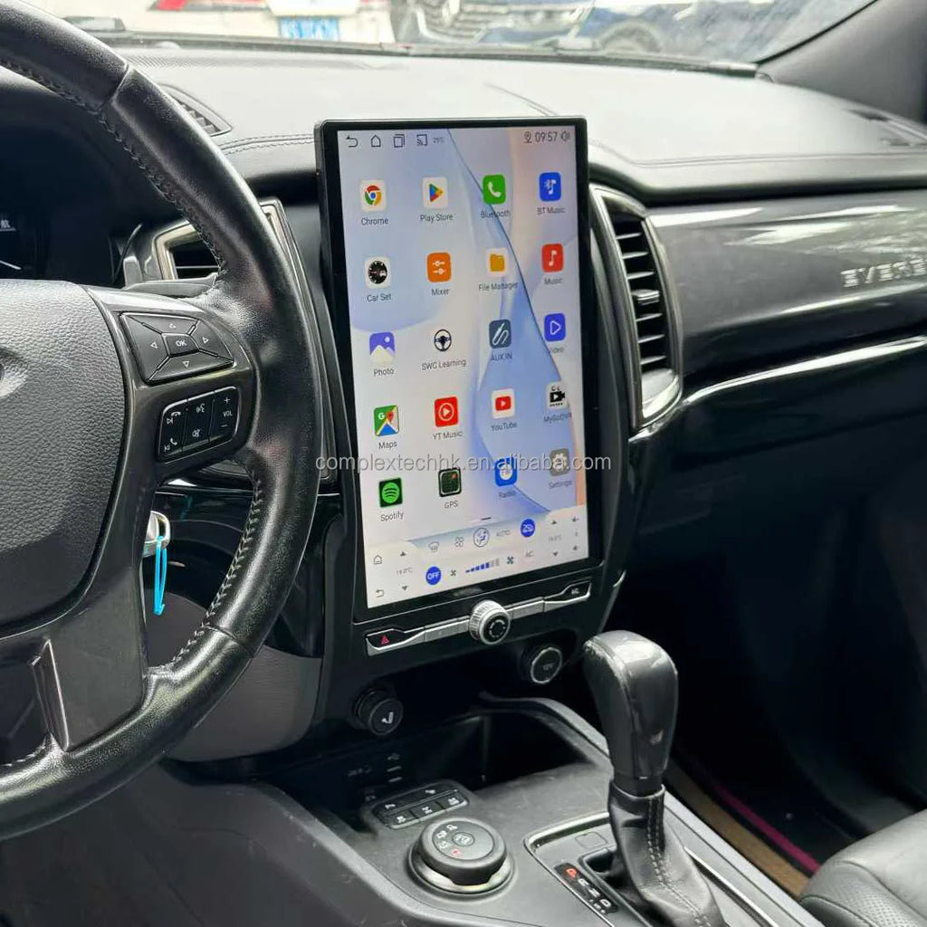 14.5" Android 13 Vertical Screen Stereo for Ford Ranger &amp; Everest 2016-2020 – Wireless CarPlay &amp; GPS Navigation