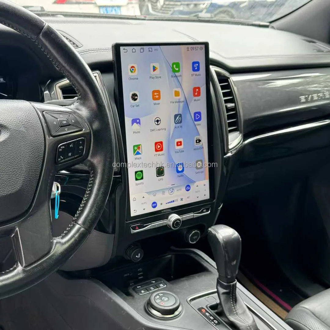 14.5" Android 13 Vertical Screen Stereo for Ford Ranger &amp; Everest 2016-2020 – Wireless CarPlay &amp; GPS Navigation