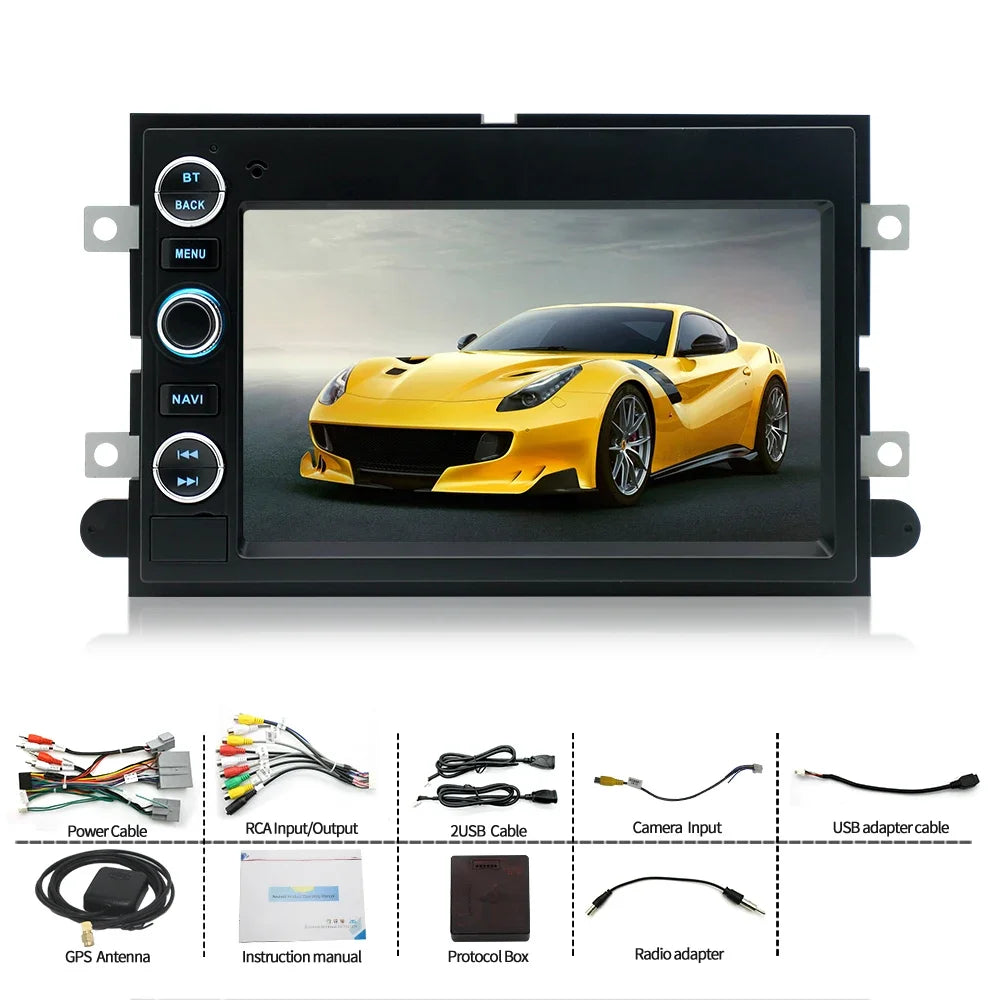 Android GPS Navigation Car Radio with Wireless CarPlay & Android Auto for Ford F-150, F-250 &amp; F-350