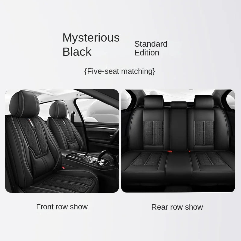 Full Set of Universal PVC Leather Car Seat Cover and Cushion Interior Car Accessory for Civic Model