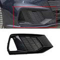 Front Fog Light Frame Set for Audi A7 (2019+) – Gloss Black Replacement Trim