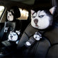 Dog Cat Car Neck Pillow Seat Belt Shoulder Pad Car Neck Pillow Travel 3D Animal Neck Cushion Universal Car Accessory Cartoon