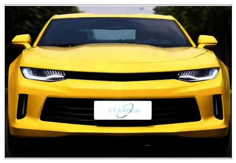 2016-2019 Modified Lens Daytime Running Lights Turn Signal Car Parts Plug and Play LED Headlights for Chevrolet Camaro