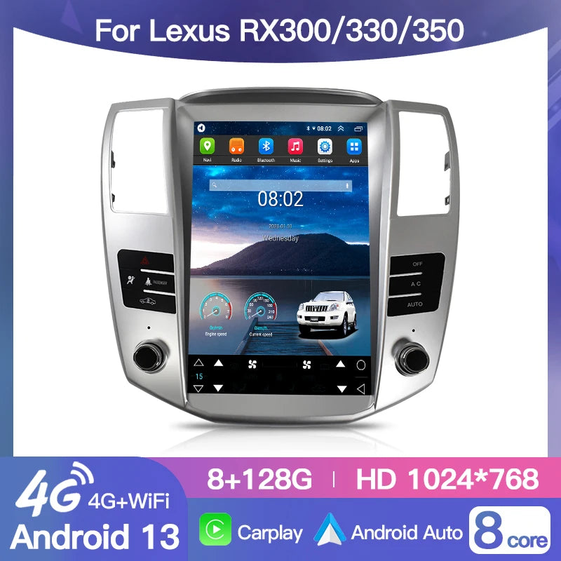 HFMidia 12.8 inch vertical radio for Lexus RX – image 2