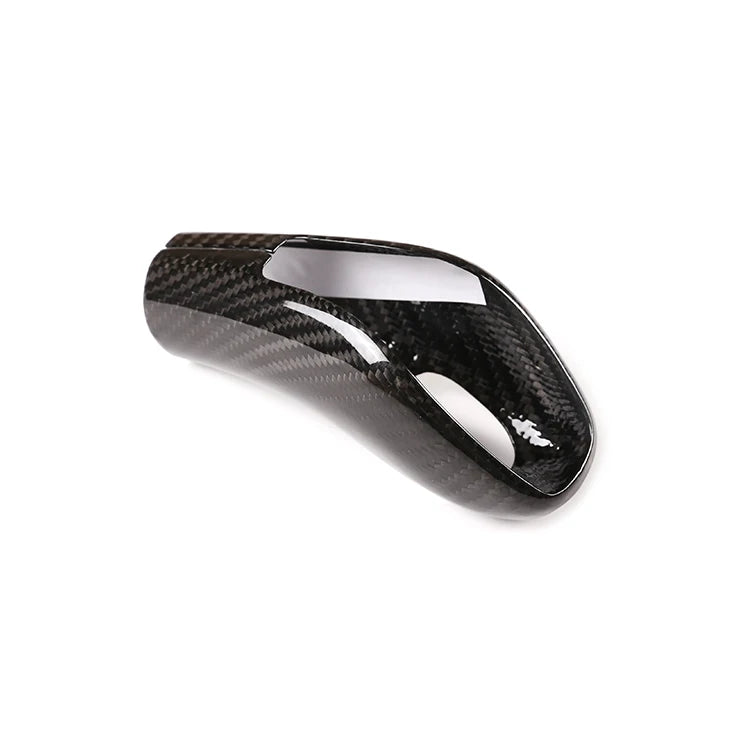 Real Dry Carbon Fiber Gear Shift Cover for Alfa Romeo Giulia &amp; Stelvio (2020–2023)