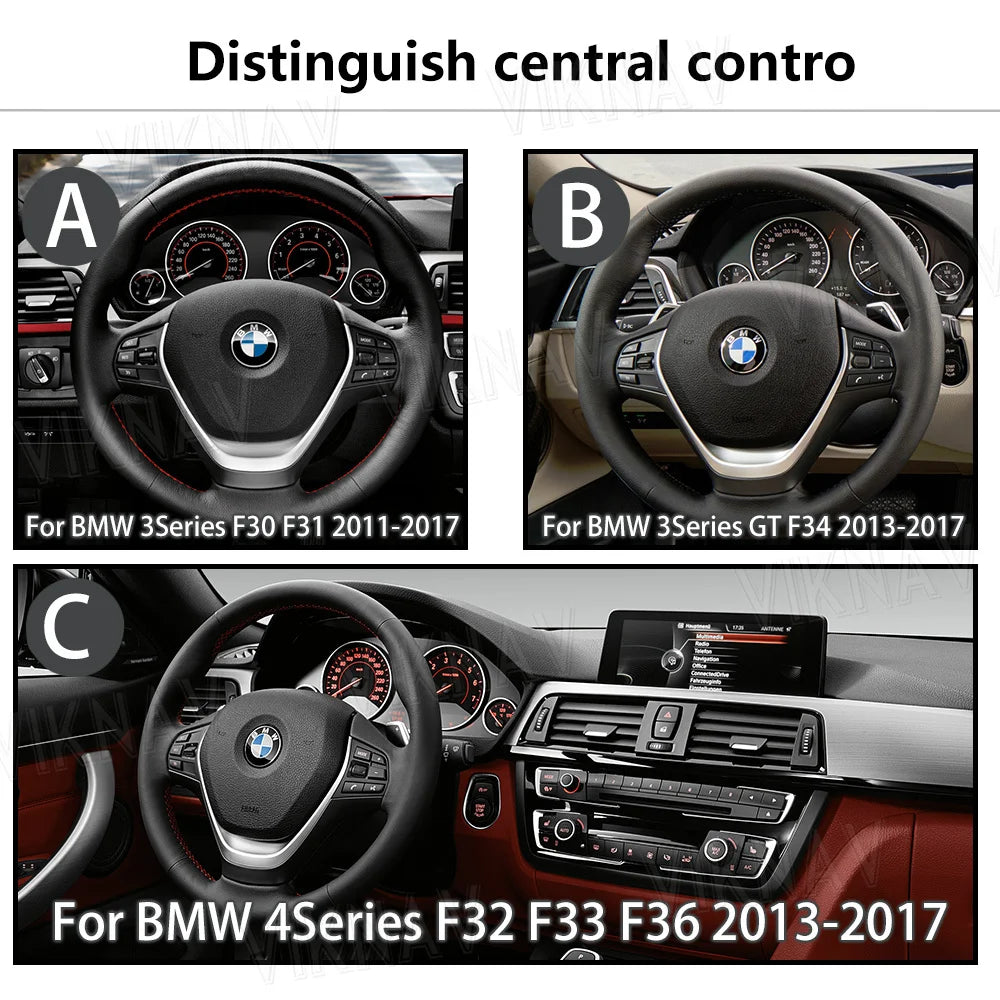12.3" Digital Dashboard Cluster for BMW 3 Series F30/F31/F34 &amp; 4 Series F32/F33/F36 (2011–2017)