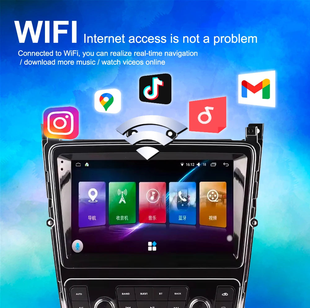 10.9" Android 13 Multimedia Display for Bentley Continental GT &amp; Flying Spur (2012–2019) | Wireless CarPlay &amp; Navigation System