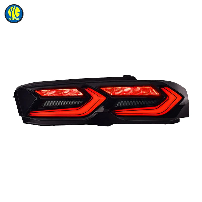 YU GUANG for Chevrolet Camaro Taillight Car Accessories 2019 2022 Taillamp Upgrade Tail Lamp Black Rear Light Lamp LED Indictors