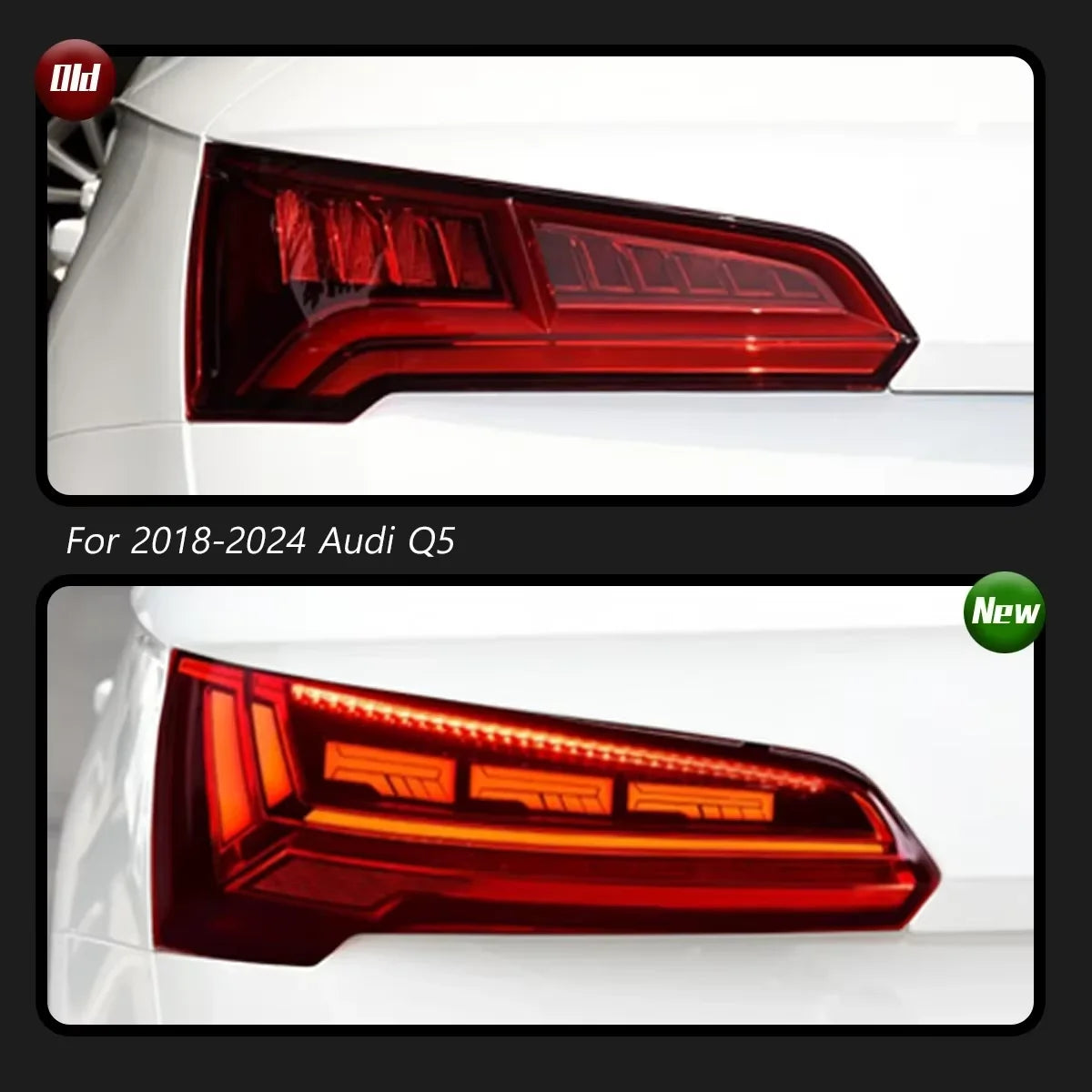 LED Taillights for Audi Q5 (2018–2024) – Premium Rear Light Upgrade