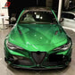 Half Carbon Fiber Front Bumper Lip for Alfa Romeo Giulia