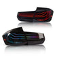 RGB LED Tail Lights for BMW F30, F35 &amp; F80 (2012–2020) | Smoke Lens Plug and Play Upgrade