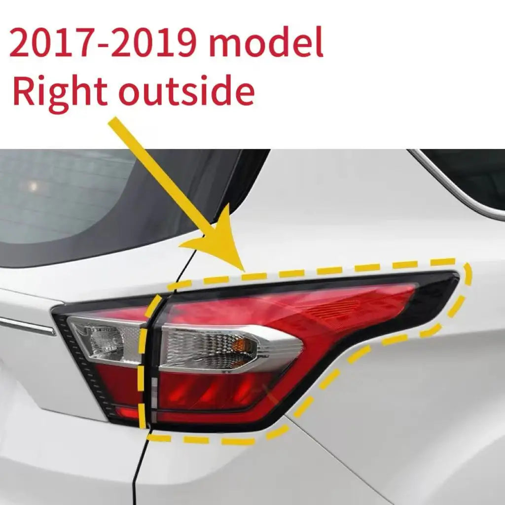 Rear Tail Light Assembly for Ford Escape / Kuga 2017-2019 – Inner &amp; Outer Replacement Tail Lamps