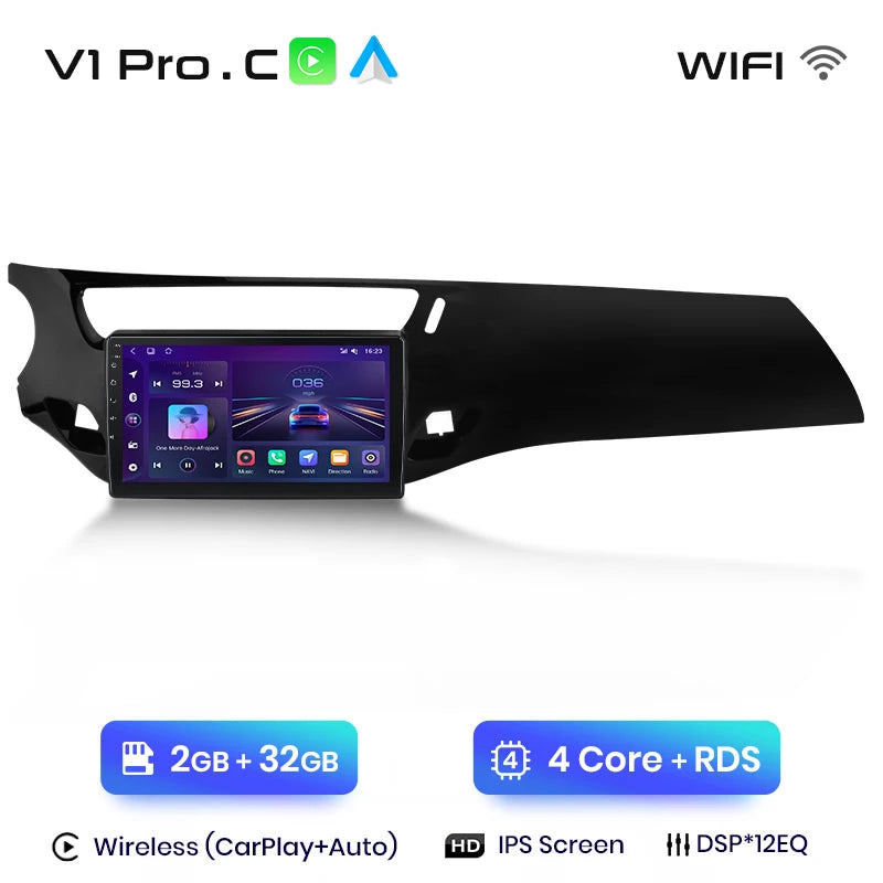 Junsun V1 EU Stock CarPlay for Citroen C3 DS3 2010-2016 Android Car Radio for Citroen C3 DS3 2010-2016 Multimedia Car Stereo