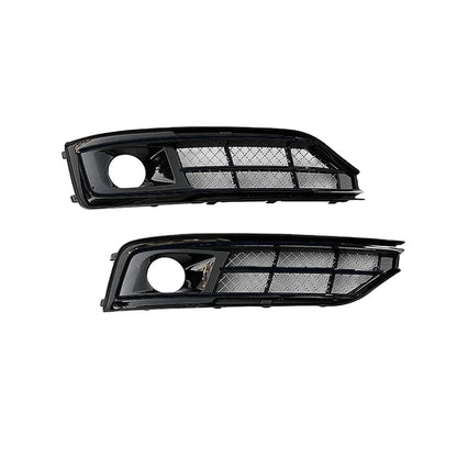 Grilles de feux antibrouillard noir brillant pour Audi A8 / S8 D4 (2015–2018)
