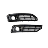 Grilles de feux antibrouillard noir brillant pour Audi A8 / S8 D4 (2015–2018)